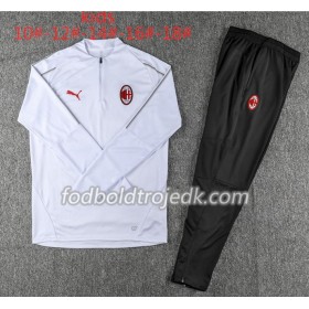 AC Milan Børn Sweatshirt Dragt Hvid 2018/19